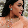 Kendra Scott Jack Gold Hoop Earrings in Turquoise Crystal Image - 1