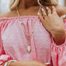Kendra Scott Tessa Gold Multi Strand Necklace in White Mussel Image - 1