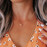 Kendra Scott Tessa Gold Small Pendant Necklace in Papaya Mother Of Pearl Image - 1