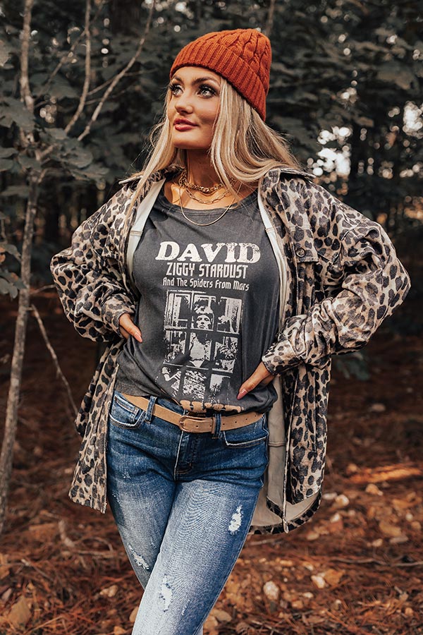 David Bowie Ziggy Stardust Album Graphic Tee