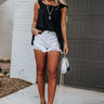KanCan The Molly High Waist Distressed Shorts Image - 1