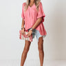 Dance It Out Babydoll Top In Pink Image - 1