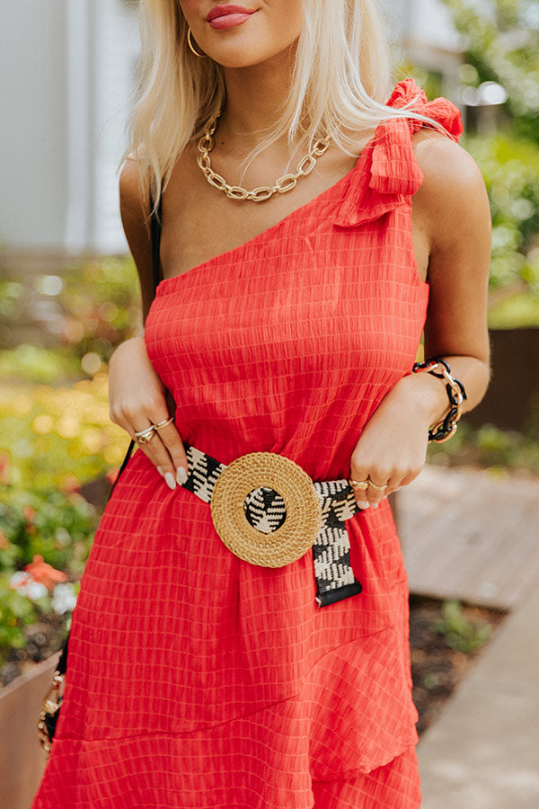 Free Soul Woven Belt In Cream
