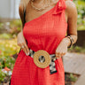 Free Soul Woven Belt In Cream Image - 1