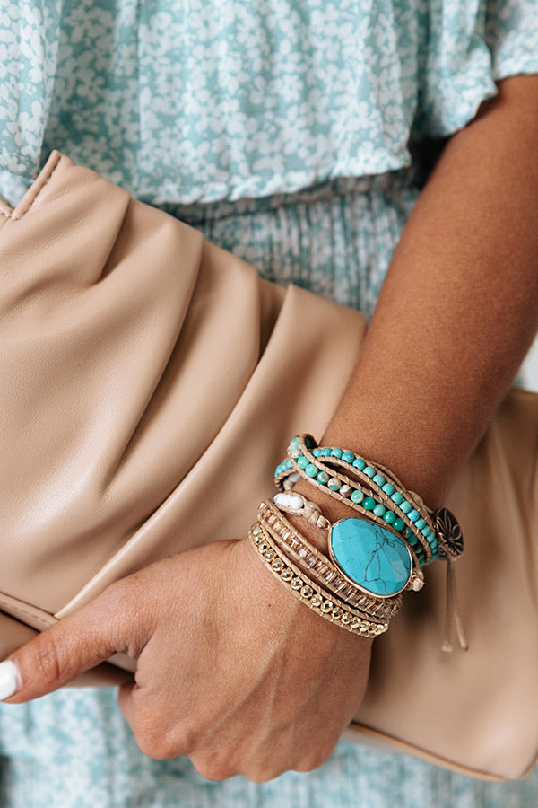 Nature Walk Semi Precious Wrap Bracelet Image - 2