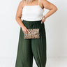 Summer In Malibu Pleated Pants In Army Green   Curves Image - 1