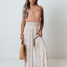 Malibu Cruise Stripe Pants In Iced Latte Image - 1