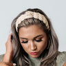 Blissful Views Raffia Headband in Ivory Image - 1