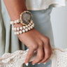 Try Your Best Semi Precious Bracelet Set in Natural Image - 1