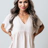 Total Spotlight Moment Babydoll Top In Pink Image - 1
