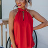 Carnation Kisses Shift Tank In Red Image - 1