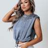 Beyond The Berkshires Top In Airy Blue Image - 1