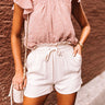 The Gail Shorts In Cream Image - 1