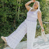 Malibu Cruise Stripe Pants In Purple Curves Image - 1