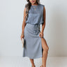 Summer Night Dreaming Skirt In Airy Blue Image - 1