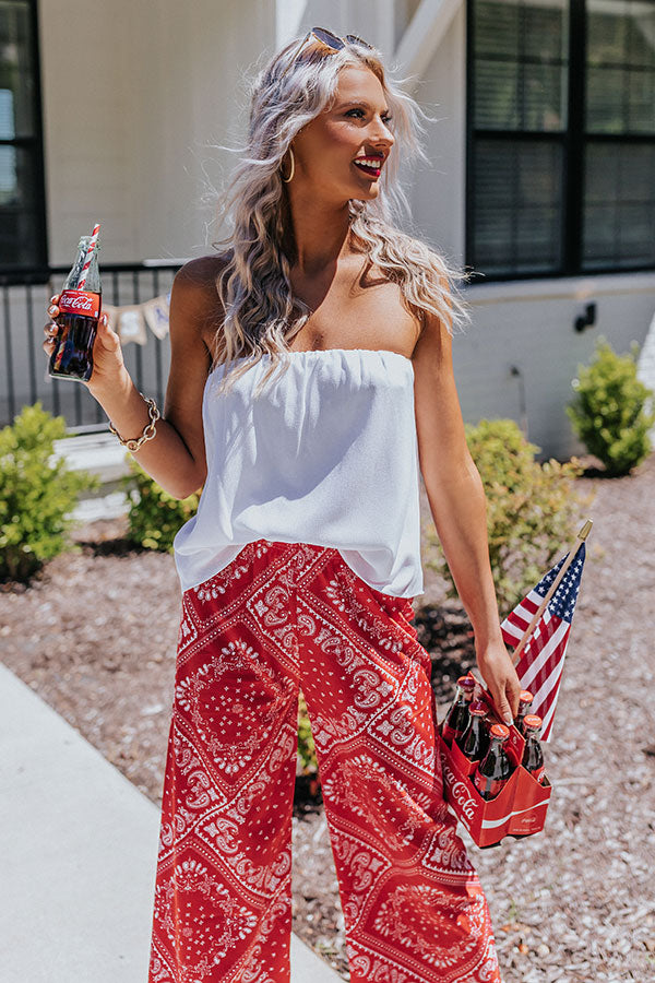 Friday Night Feels Shift Top In White