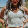Nothing Is Impossible Tie Dye Crop Top In Lime Image - 1
