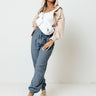 Parisian Countryside High Waist Joggers In Riverside Image - 1