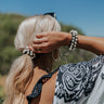 Pearl Hair Tie Set in Black Image - 1