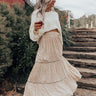 Darling, Stay With Me Floral Midi Skirt Image - 1