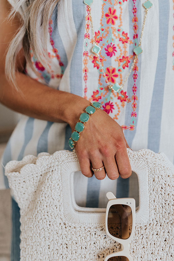 Charlotte Bracelet in Ocean Wave Image - 1