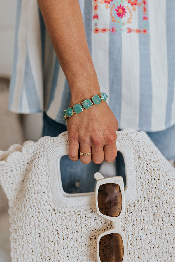 Charlotte Bracelet in Ocean Wave Image - 2