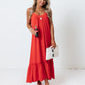 Villa Babe Midi In Red Image - 1