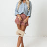 Infamous Button Up Top In Airy Blue Image - 1