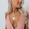 Sly Grin Necklace In Gold Image - 1