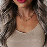 Abundant Flow Link Necklace In Gold Image - 1