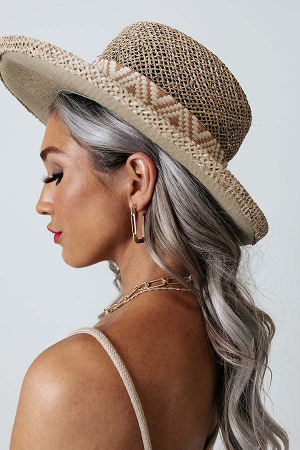 Anchor Down Earrings In Gold