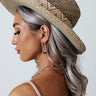 Anchor Down Earrings In Gold Image - 1