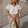 Here With Me Tee In White Image - 1