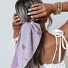 Sandy In Seychelles Scrunchie In Lavender Image - 1