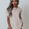 Renew My Love Shift Tee In Birch Image - 1
