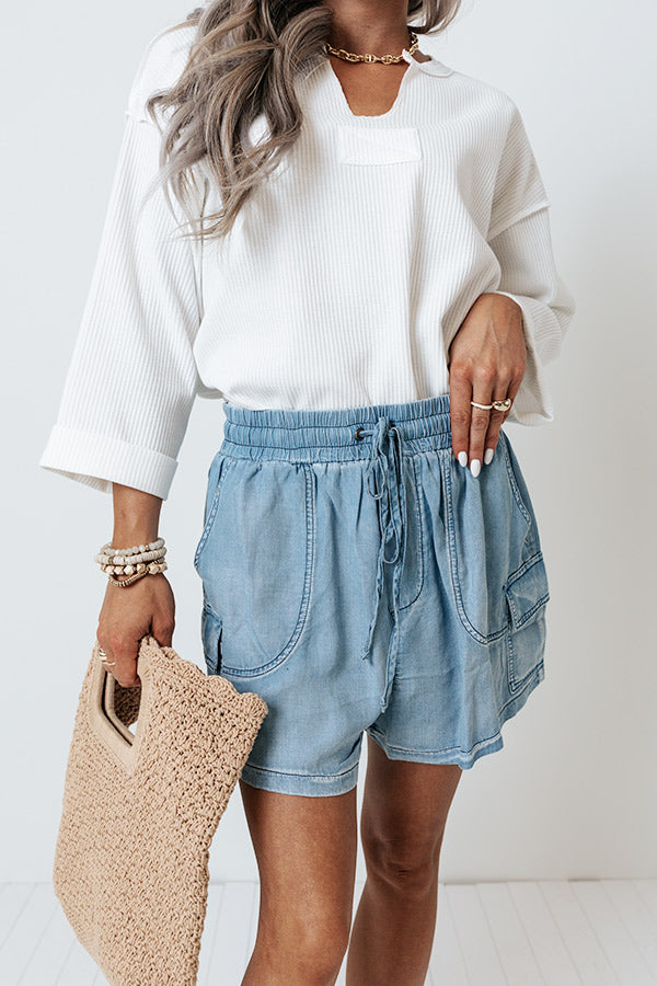 Coconut Coast Chambray Shorts