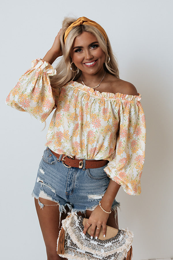 Resort Vibes Floral Top Image - 1