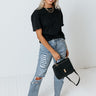 Renew My Love Shift Tee In Black Image - 1