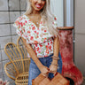 Honey And Hibiscus Floral Top Image - 1