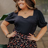 Dance And Romance Bodysuit In Black   Curves Image - 1