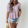 Poised In Paris Top In Lavender Image - 1