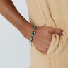 Kendra Scott Lila Gold Stretch Bracelet in Matte Sea Green Mix Image - 1