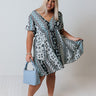 All Of My Love Floral Babydoll Dress In Black   Curves Image - 1