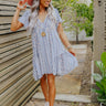 All Of My Love Floral Babydoll Dress In Periwinkle Image - 1