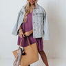 Sweet Notion Shift Dress In Purple Image - 1