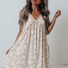 Sweet Source Leopard Shift Dress In Warm Taupe Image - 1