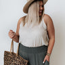Open Highway Shift Tank In Cream   Curves Image - 1