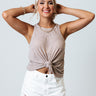 Open Highway Shift Tank In Warm Taupe Image - 1