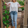 The Delphine High Waist Distressed Ankle Skinny Image - 1