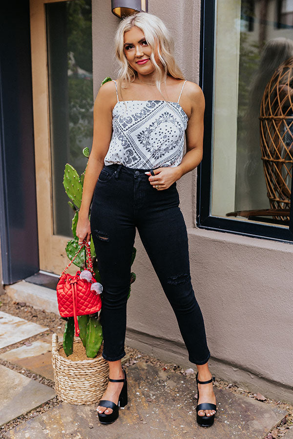 The Val High Waist Ankle Skinny Image - 1